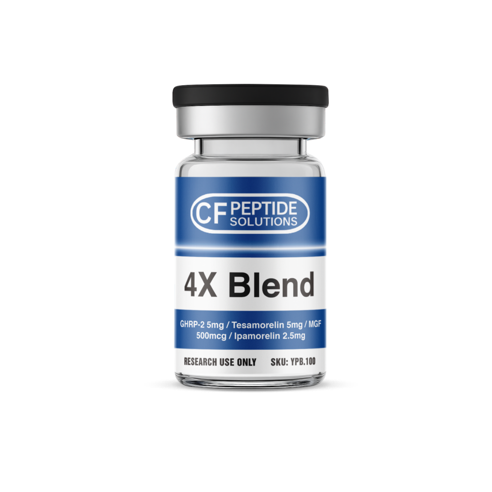 4X Blend GHRP-2 (5mg) / Tesamorelin (5mg) / MGF (500mcg) / Ipamorelin (2.5mg)
